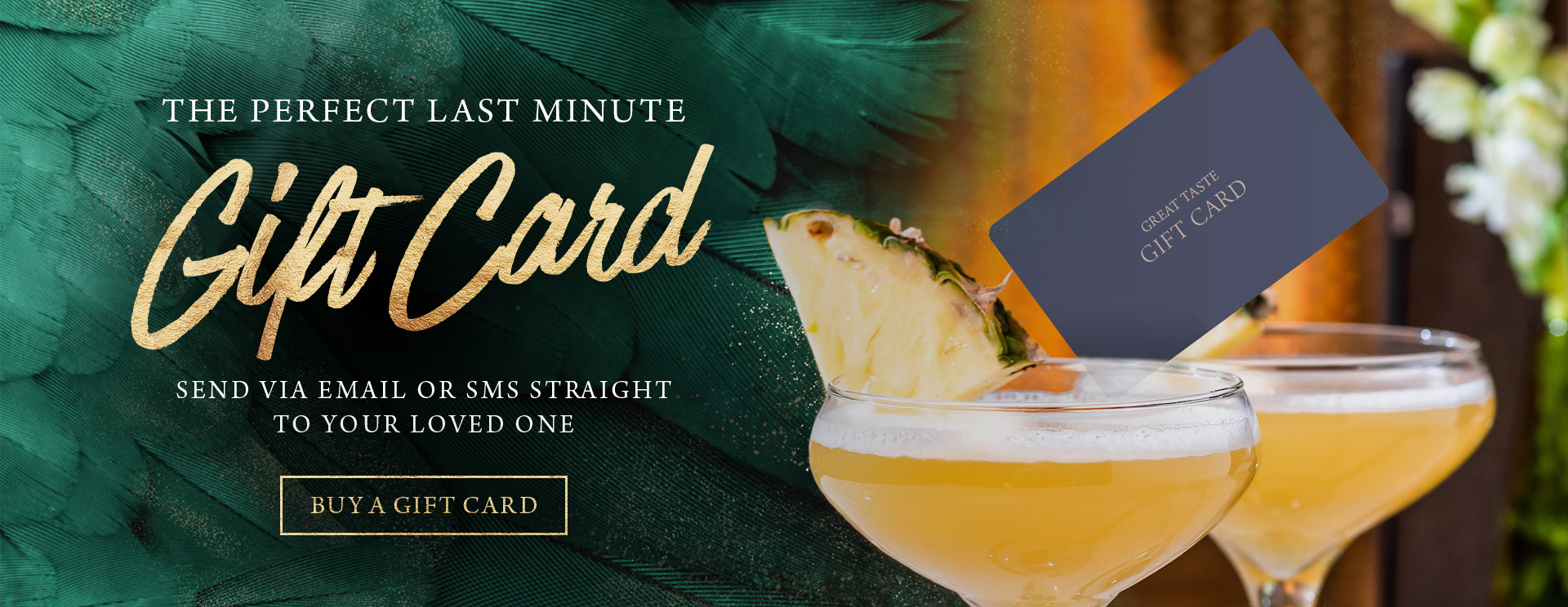 Give the gift of a gift card at The White Hart
